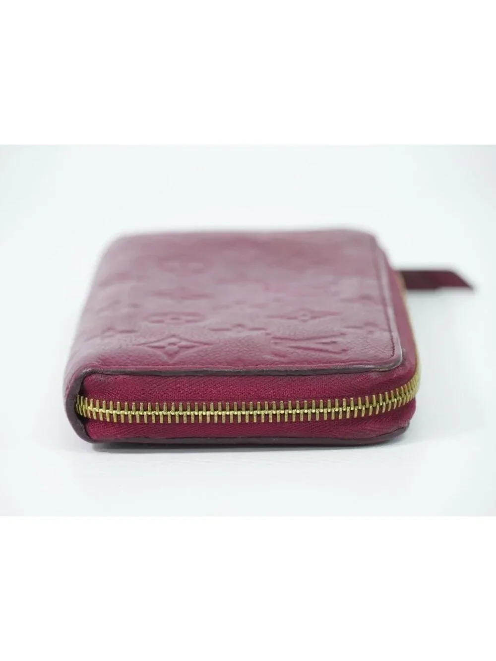 Louis Vuitton LV Zippy Wallet Monogram Empreinte Leather Raisin Purple